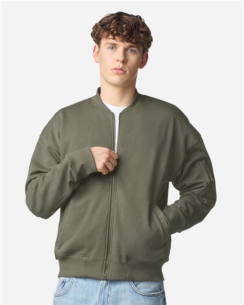 Unisex French Terry Bomber Jacket
