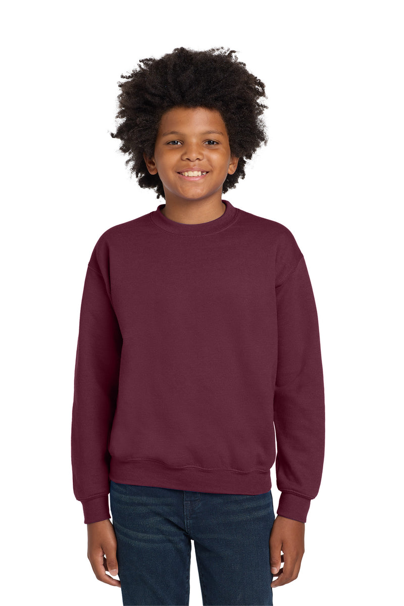 Gildan Youth Heavy Blend Crewneck Sweatshirt. 18000B