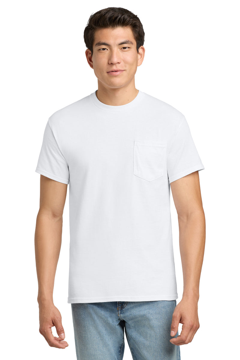 Gildan - Ultra Cotton 100% US Cotton T-Shirt with Pocket. 2300