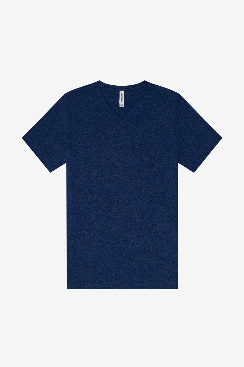 BELLA+CANVAS Unisex Triblend Short Sleeve V-Neck Tee. BC3415