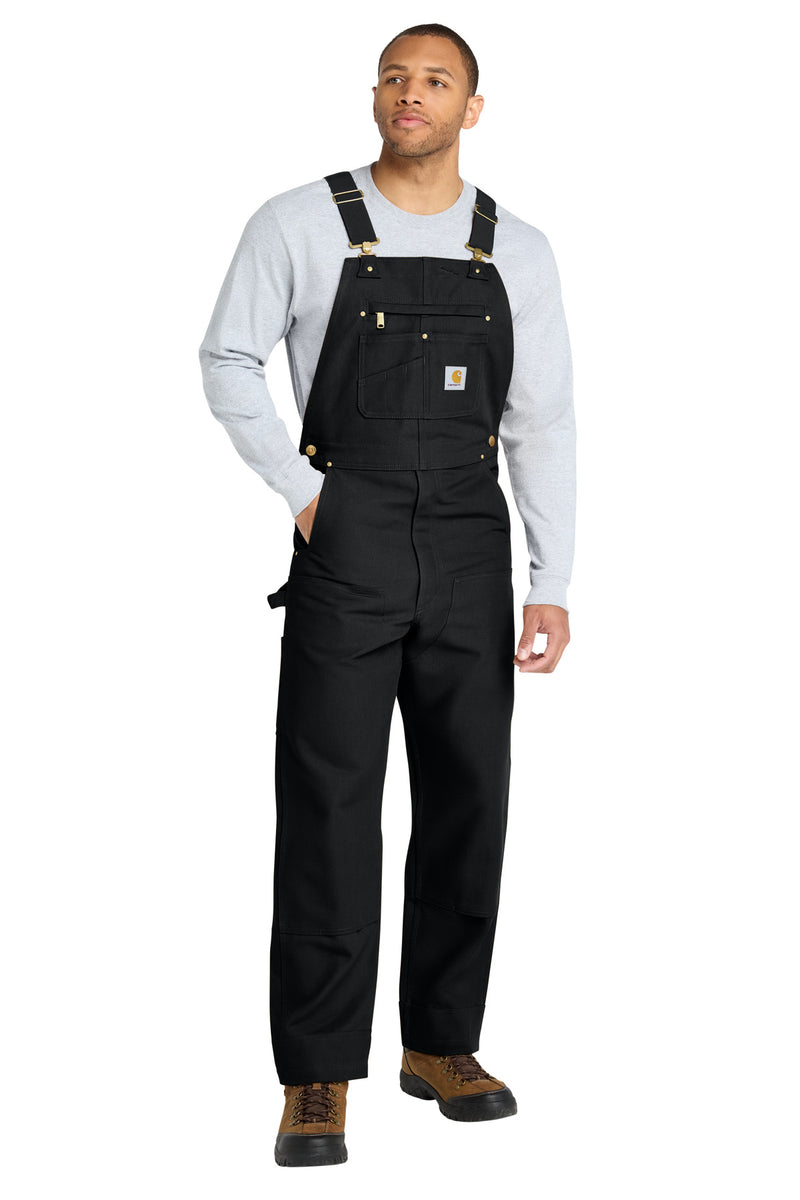 Carhartt Duck Unlined Bib Overalls. CT102776