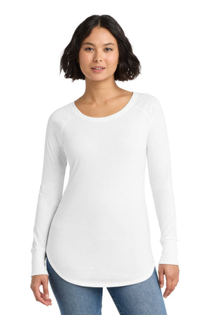 District Women's Perfect Tri Long Sleeve Tunic Tee. DT132L
