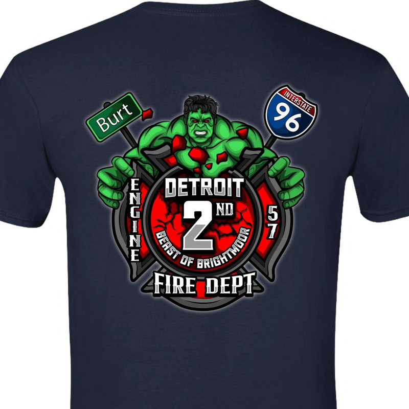 Detroit Fire E57 - Beast of Brightmoor Short & Long Sleeve Shirts