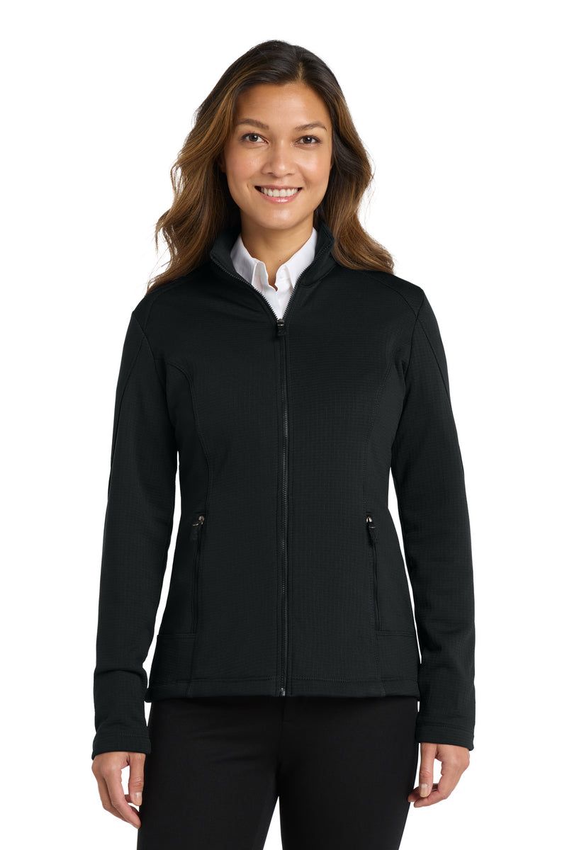 Port Authority Women's Grid Fleece Jacket. L239