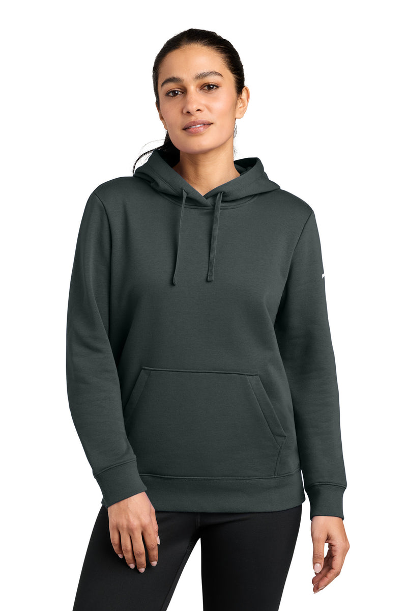 Nike Women's Club Fleece Sleeve Swoosh Pullover Hoodie NKFD9889