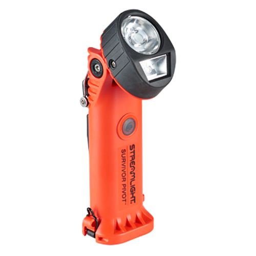 Streamlight Survivor Pivot Dual Beam Articulating LED Flashlight - Rechargeable, Safety Rated