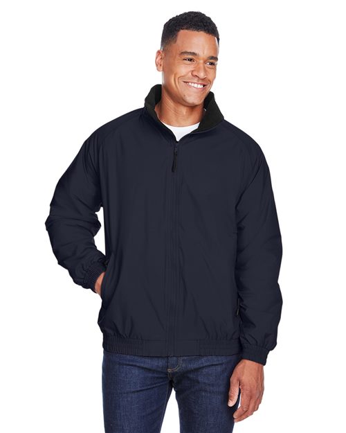 Unisex Fleece Lined Nylon Jacket