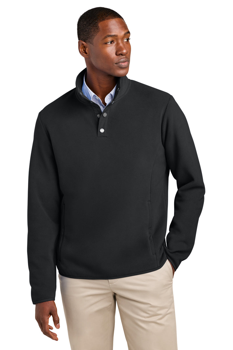 Brooks Brothers Fleece 1/4-Snap Neck BB18612