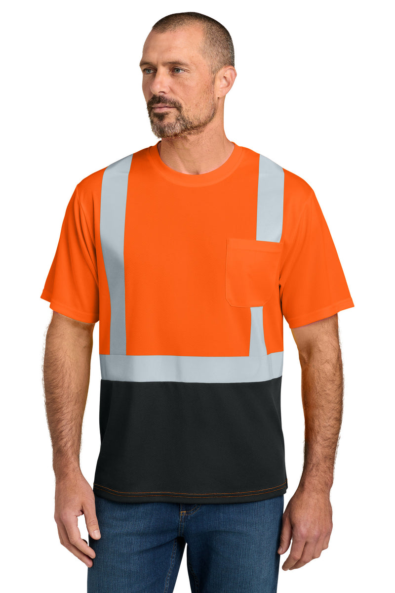 CornerStone ANSI 107 Class 2 Short Sleeve Mesh Blocked Tee CS205