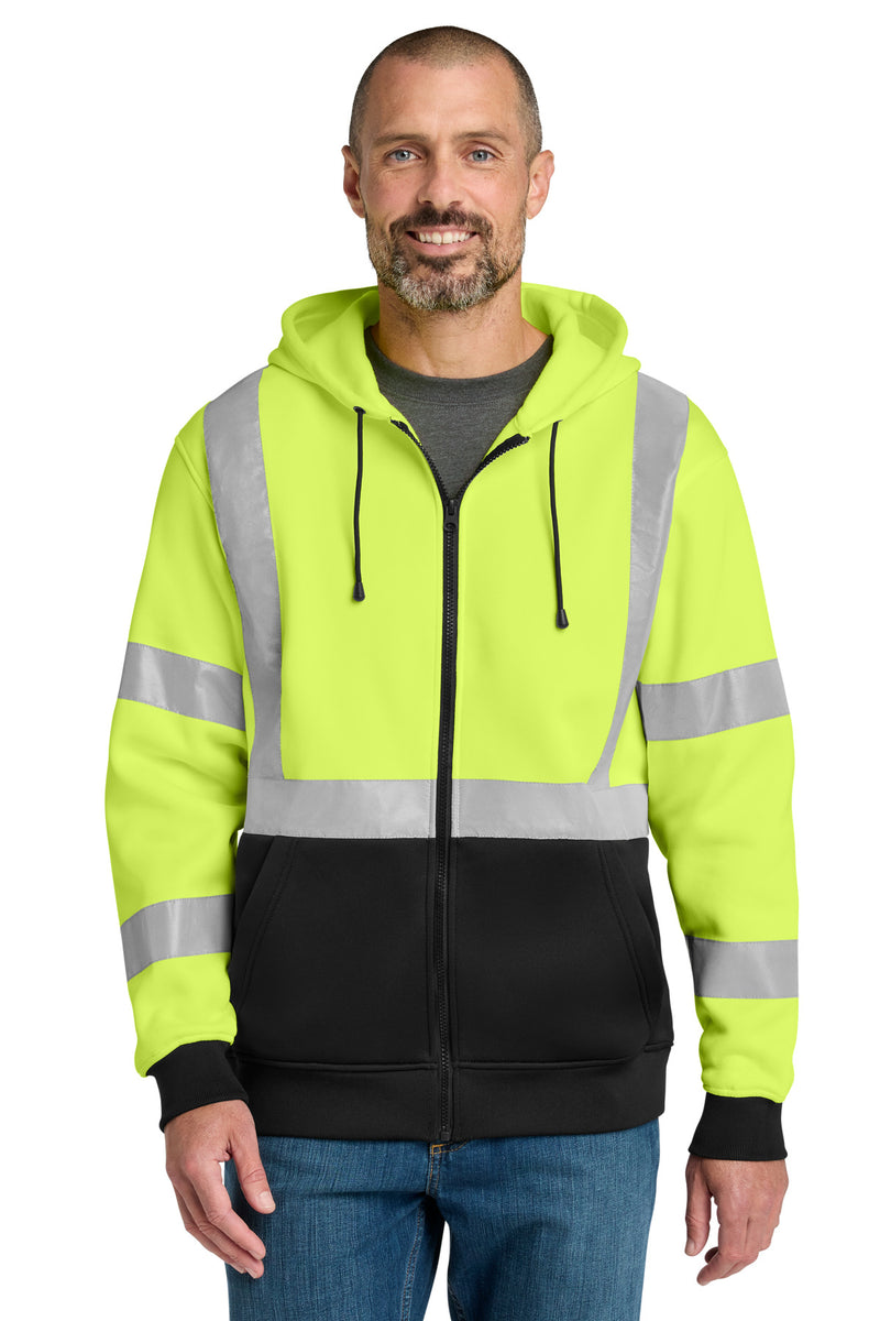 CornerStone A107 Class 3 Heavy-Duty Fleece Full-Zip Hoodie CSF300