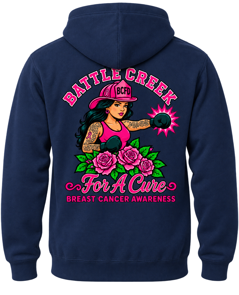 Battle Creek Fire - Breast Cancer Awareness Hoodie