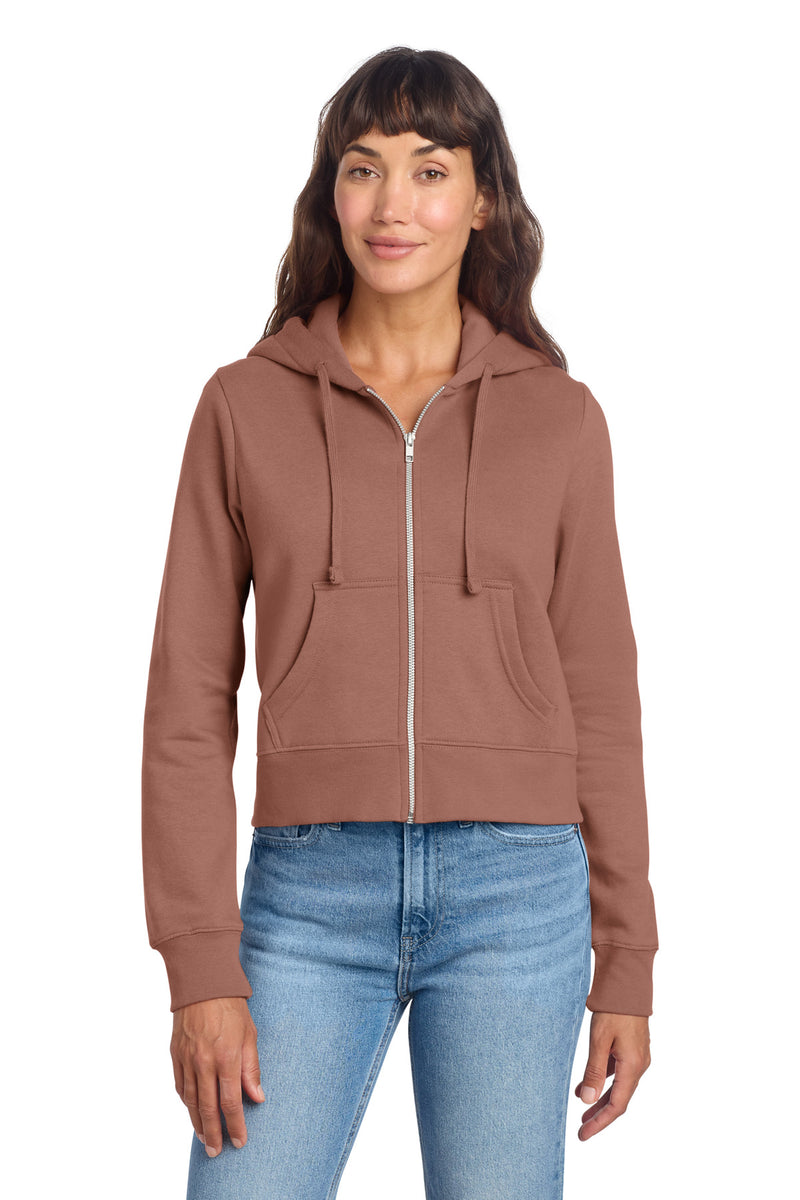 District Women's V.I.T. Fleece Full-Zip Hoodie DT6103