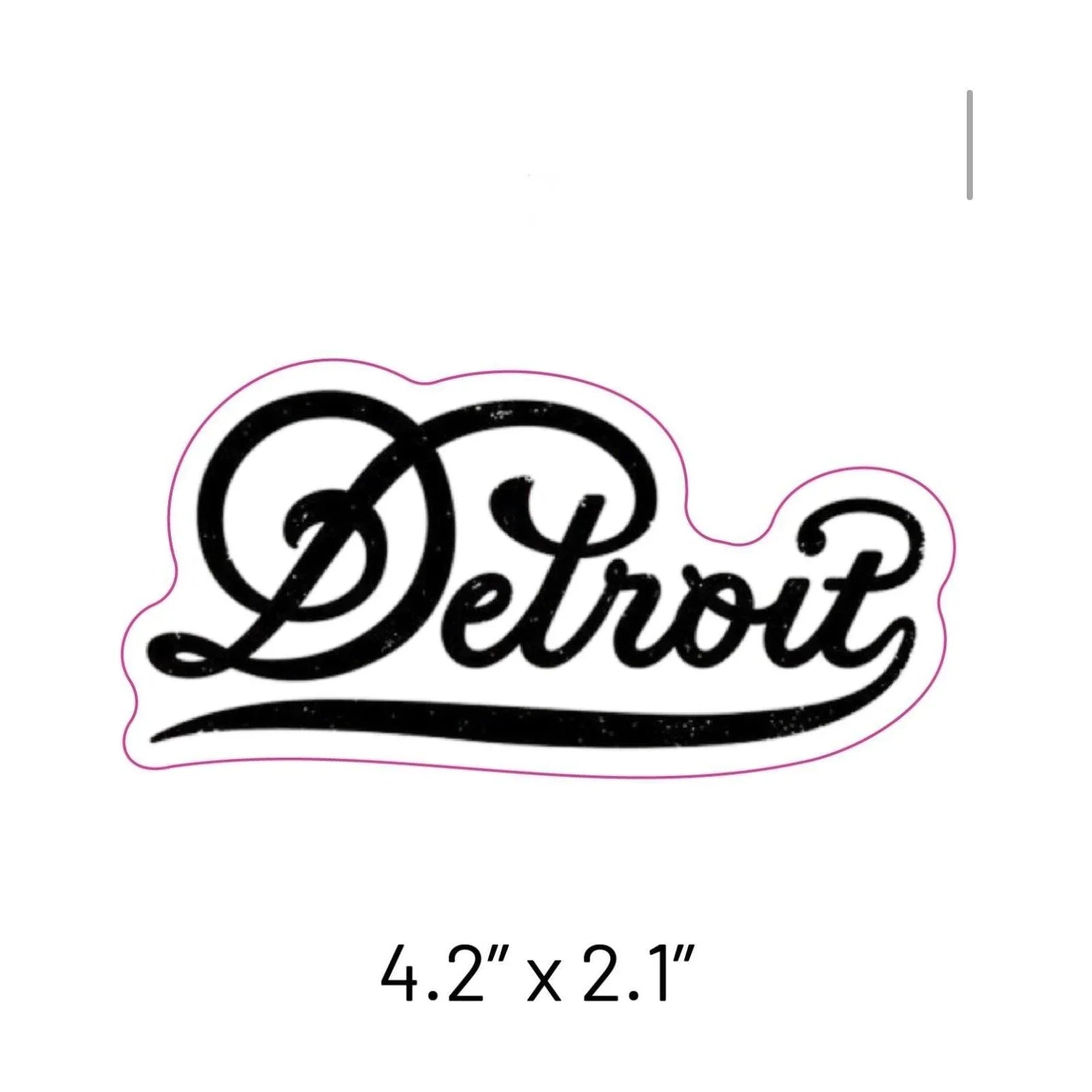 Detroit Script – DETROIT DECAL & APPAREL CO.