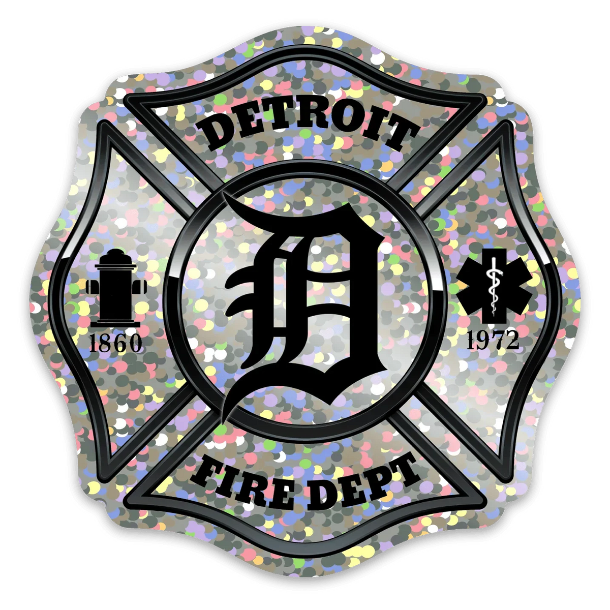 Detroit Native Sticker Glitter Stickers – DETROIT DECAL & APPAREL CO.