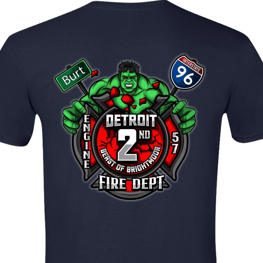 Detroit Fire E57 - Beast of Brightmoor Short & Long Sleeve Shirts