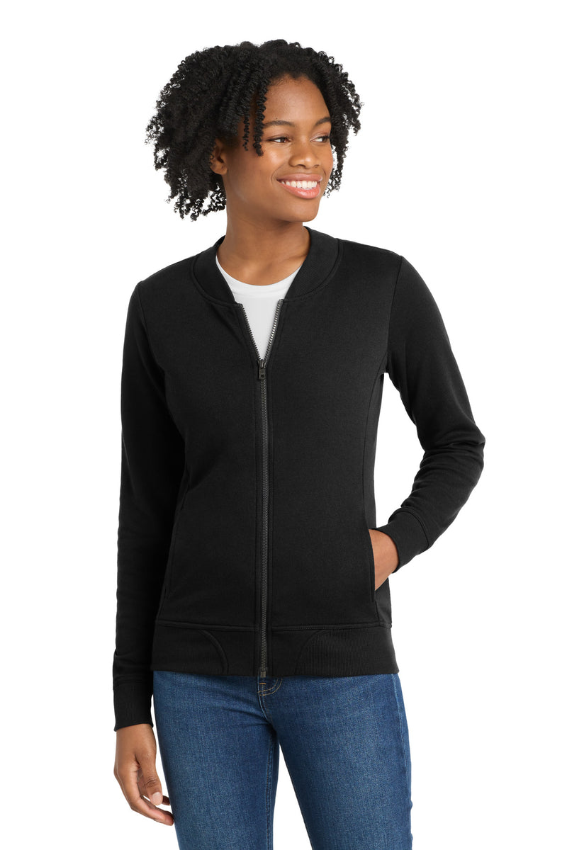 Sport-Tek  Women's Lightweight French Terry Bomber LST274