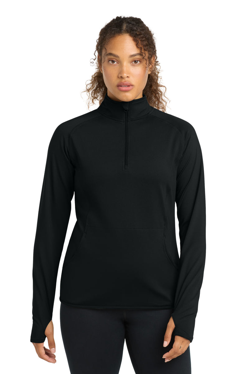 Sport-Tek Women's Sport-Wick Stretch 1/4-Zip Pullover. LST850