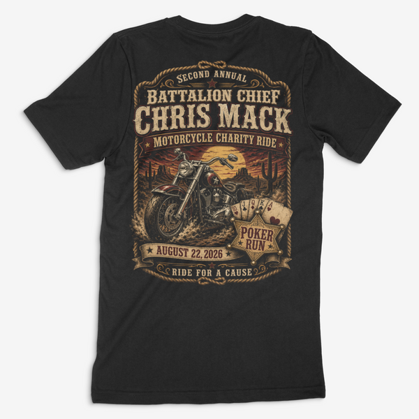 2026 PTFD Poker Run Short Sleeve Shirt