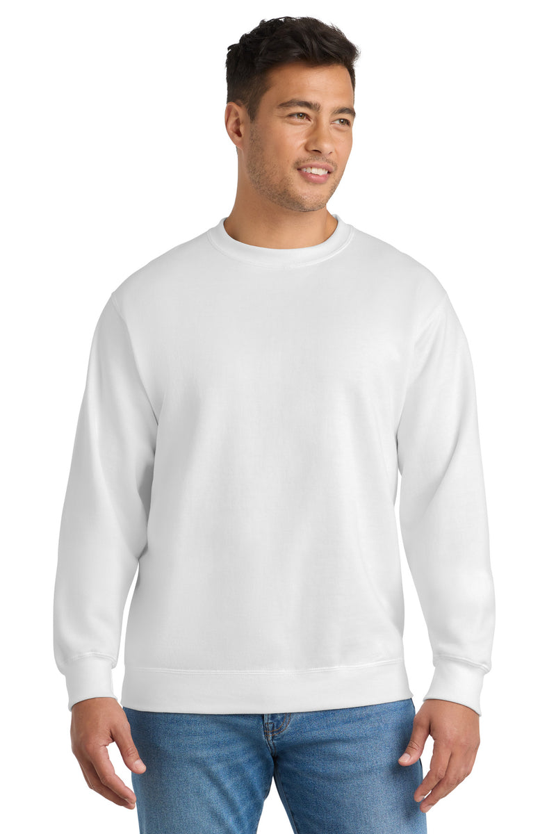 Port & Co Essential Fleece Crewneck Sweatshirt.  PC90