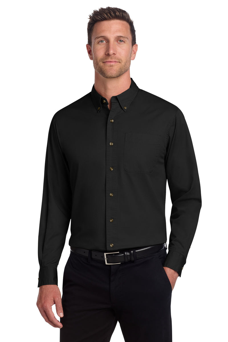 Port Authority Long Sleeve Twill Shirt.  S600T