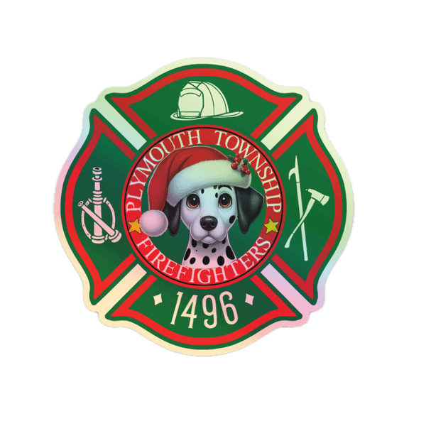PTFD Holiday Holographic Sticker