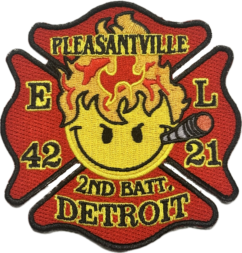 Detroit Fire E42/L21 Embroidered 4" Patch
