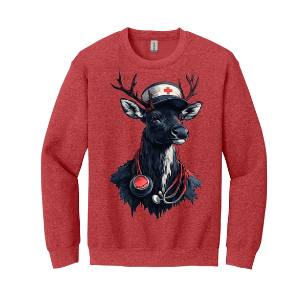 Reindeer Nurse Sweatshirt