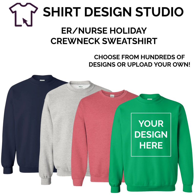 Custom Nurse Holiday Crewneck