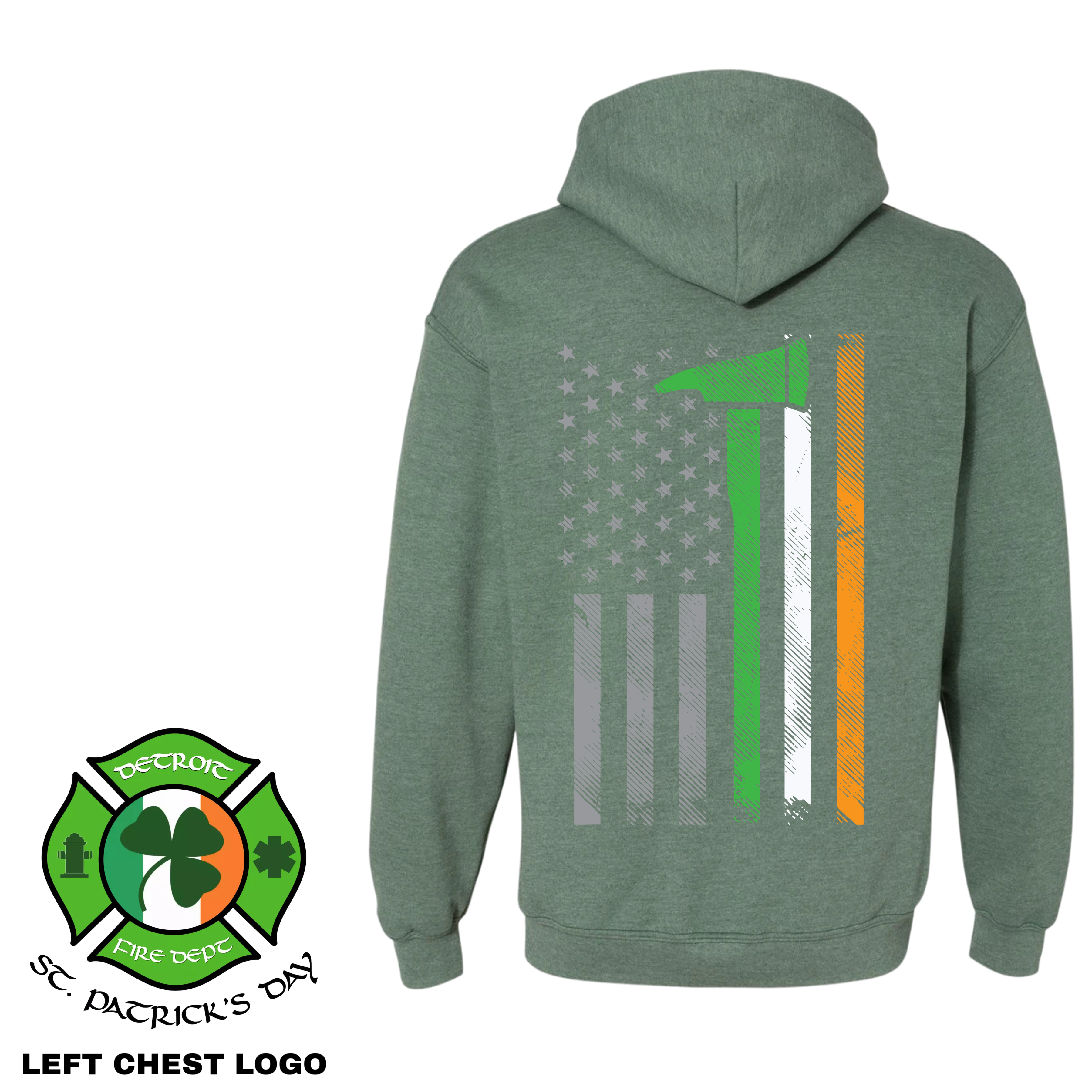 St. Patricks Day Flag Hoodie